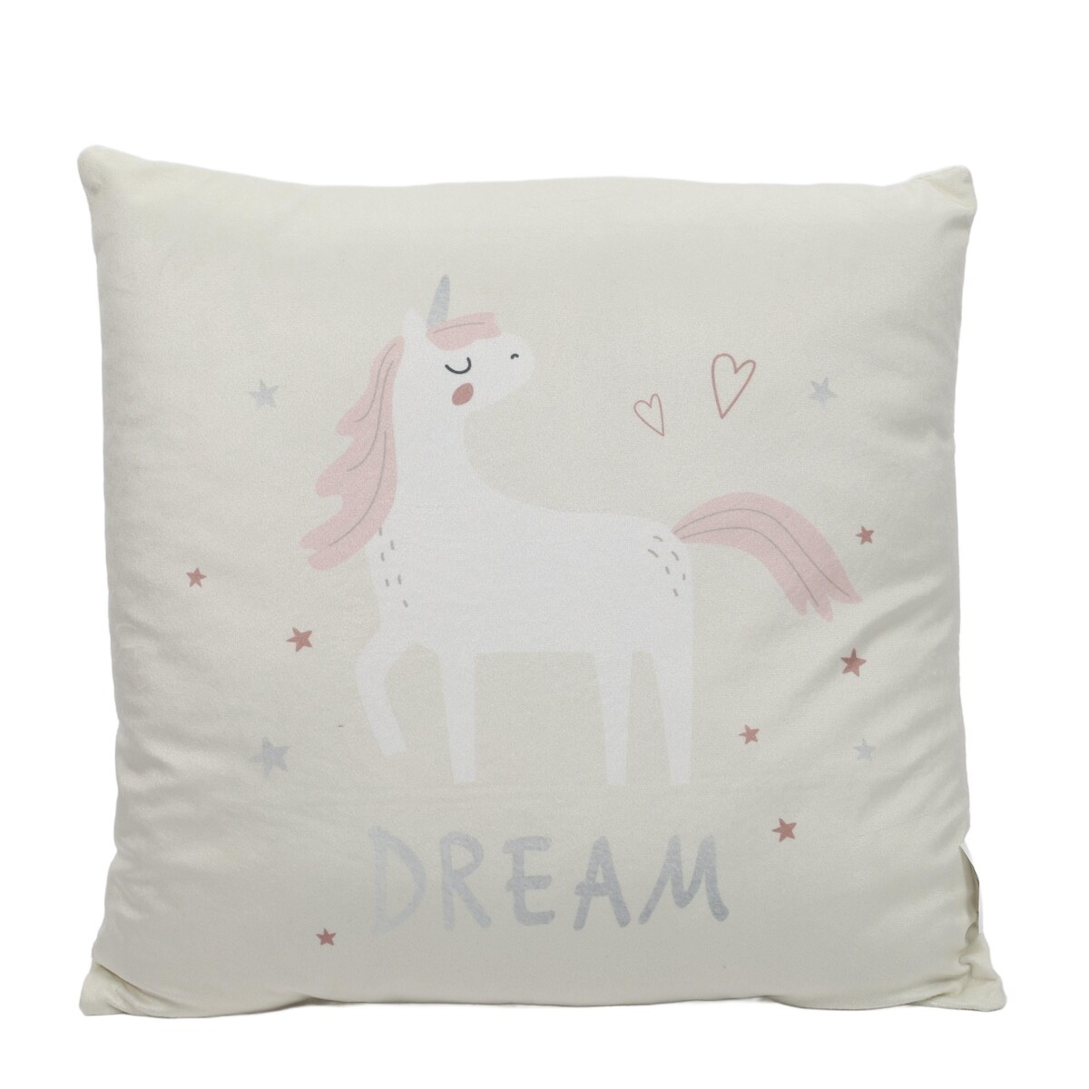 Poduszka dekoracyjna z jednorożcem, 40 x 40 cm