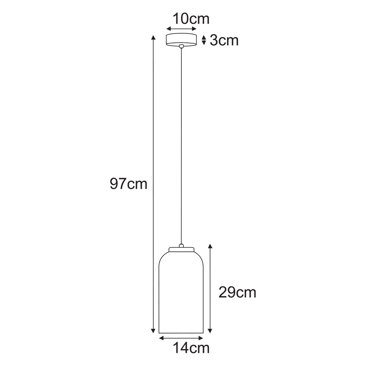 Lampa wisząca K-5621 z serii CAPRI