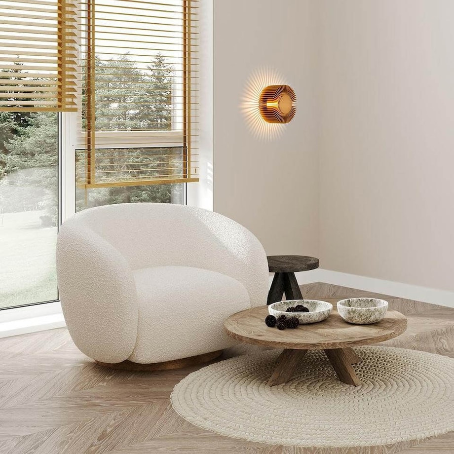 Kinkiet LED ścienny Sunny MSE1501100313 Moosee 3W 3000K słońce złote