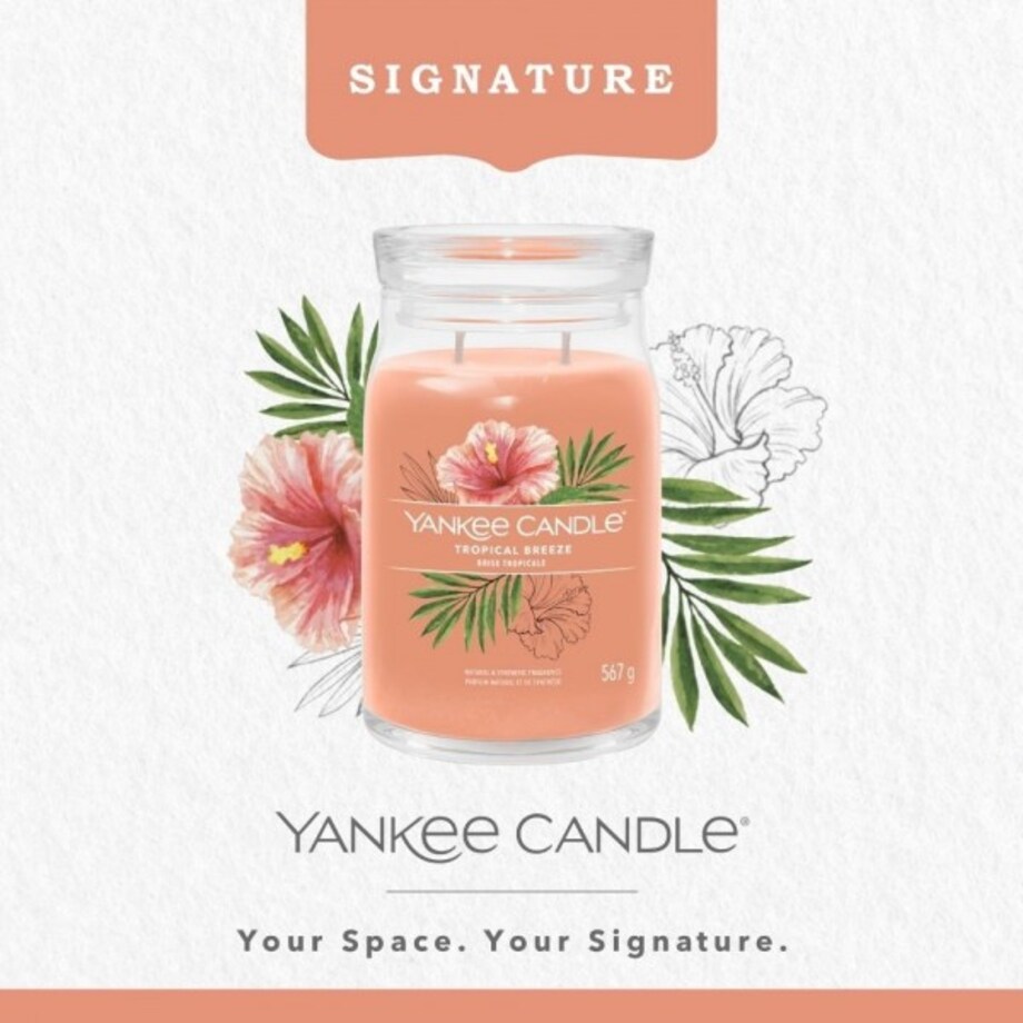 YC SIGNATURE – Świeca duża TROPICAL BREEZE