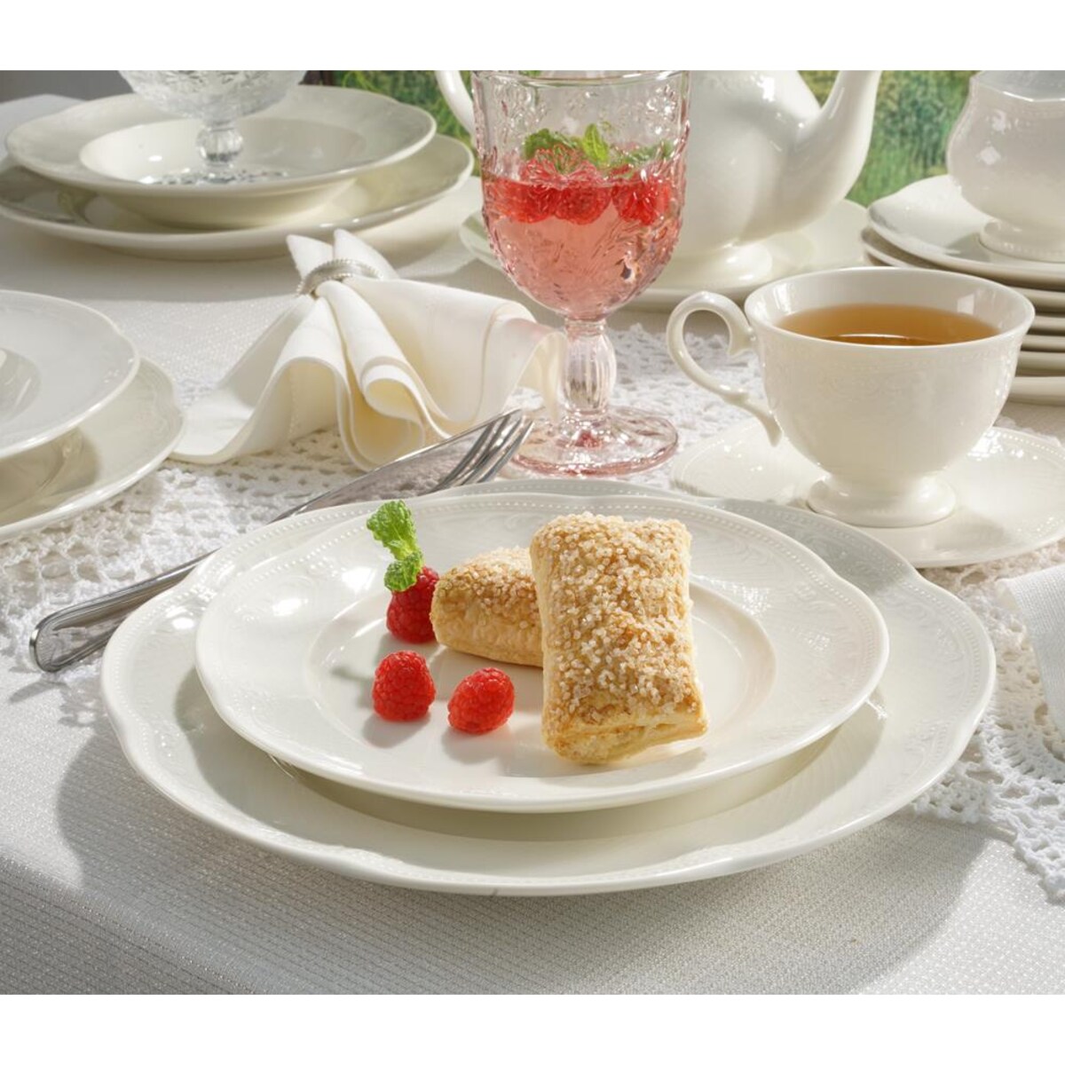 VILLA ITALIA Talerz przekąskowy 23 cm NIOBE