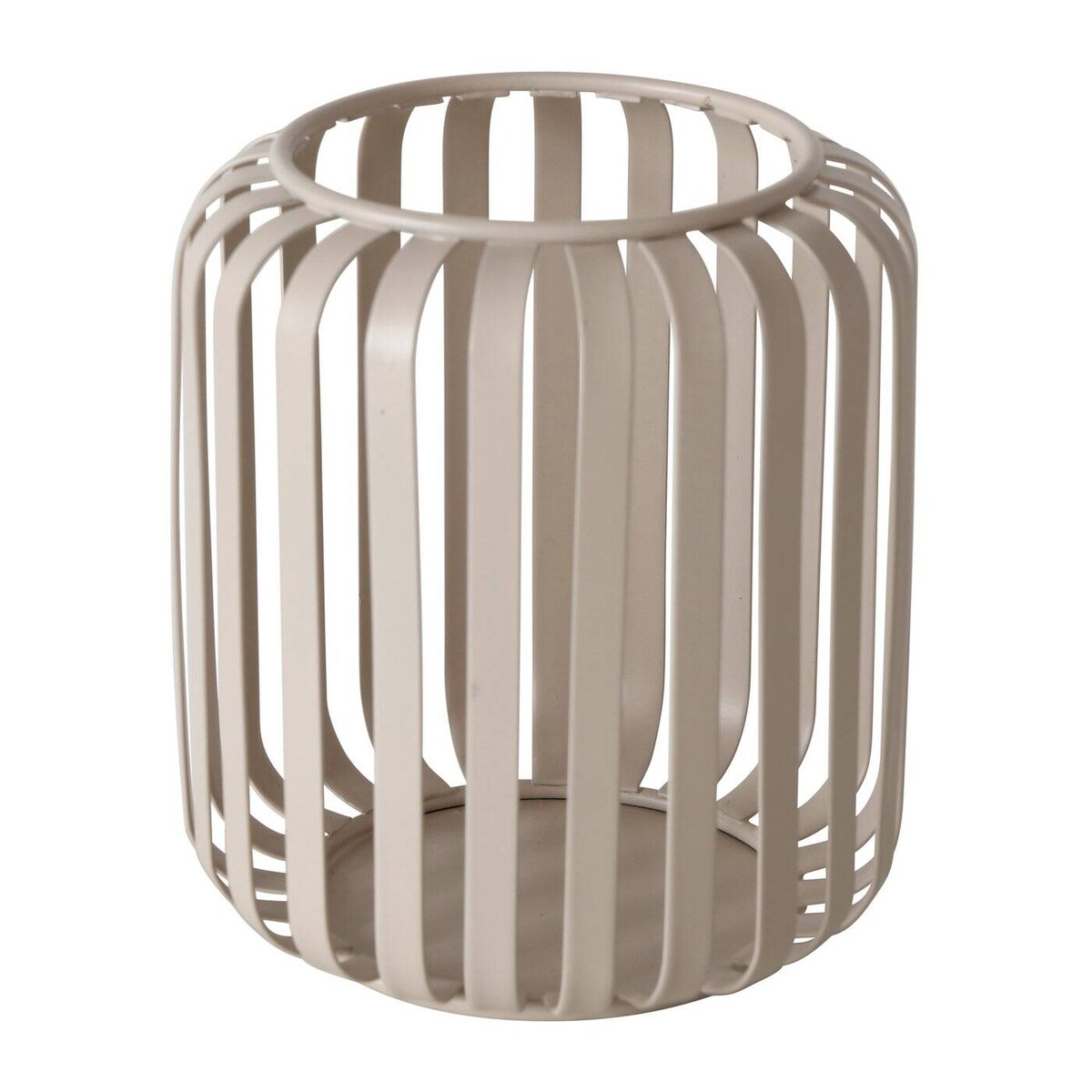 Metalowy lampion VIKI, beżowy