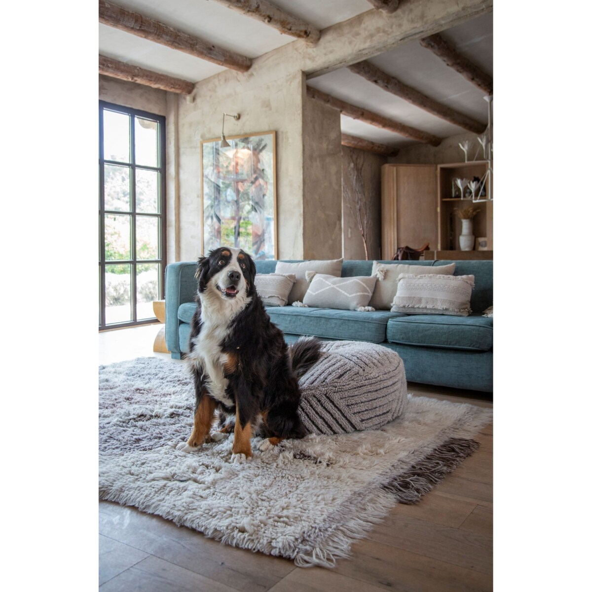 Pufa wełniana Fields Lorena Canals