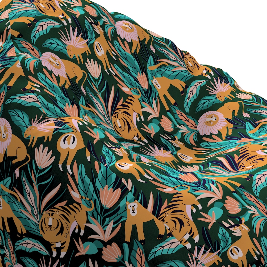 Worek do siedzenia Bowli, zielony, Ø60 x 105 cm, Magic Collection