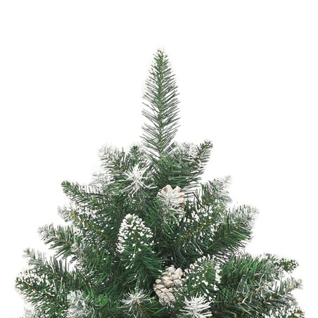 vidaXL Sztuczna choinka ze stojakiem, 120 cm, PVC