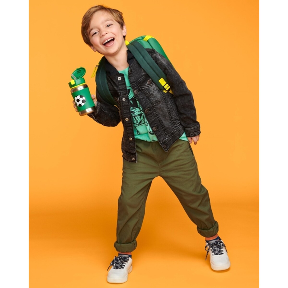 Skip Hop Bidon dla Dziecka Termiczny Piłka Nożna 350ml Spark Styl