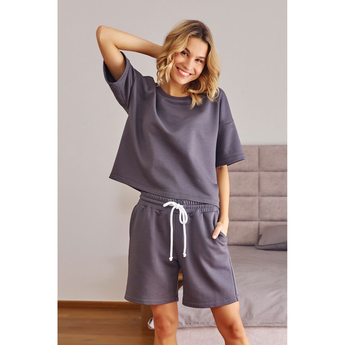 Doctor Nap Szary dres damski - 2XL