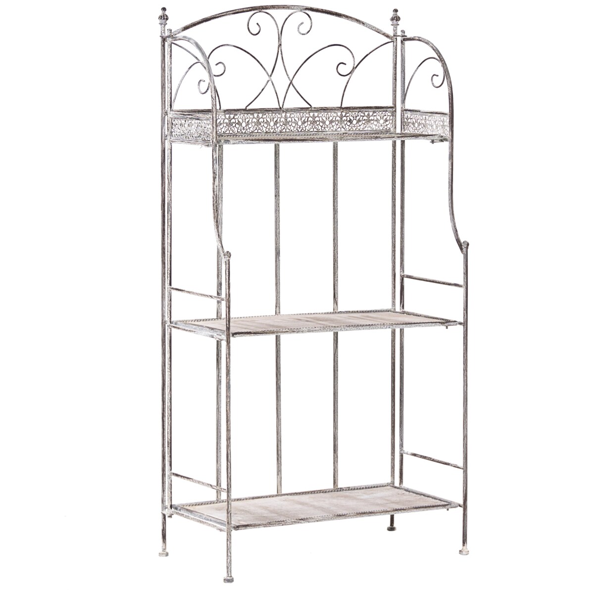 Regał VILLADOSE Metal 117 cm 60 cm Szary