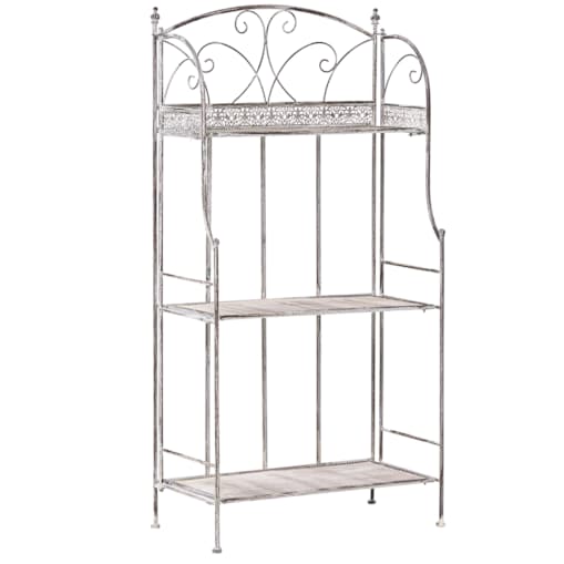 Regał VILLADOSE Metal 117 cm 60 cm Szary
