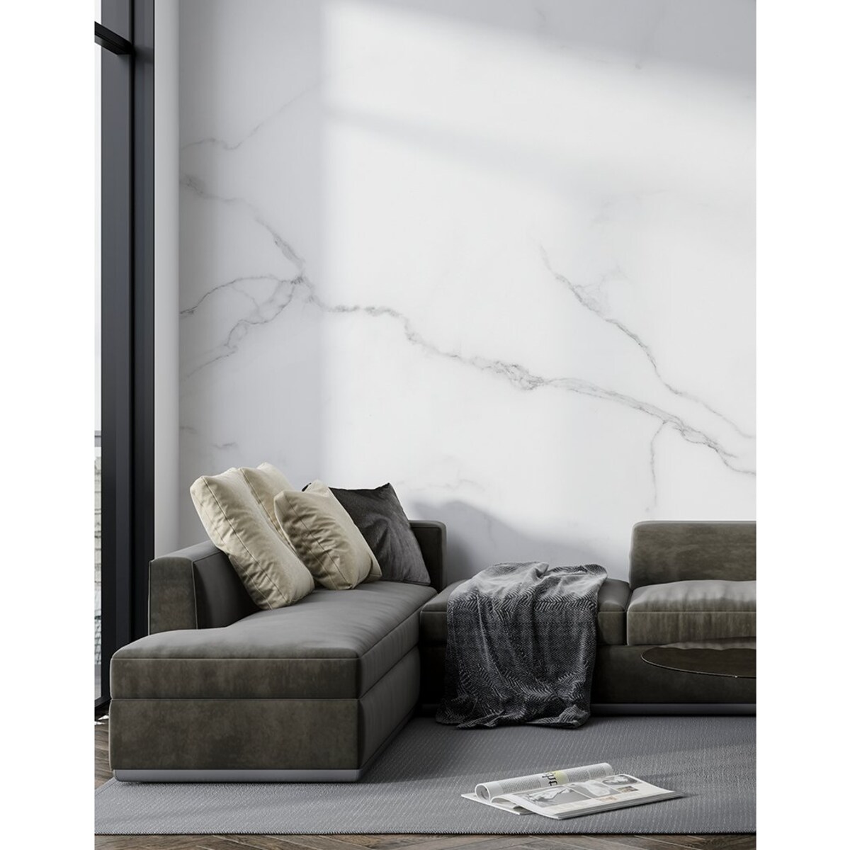 Fototapeta Marmur_Tekstura_Biala Do Sypialni Salonu Tapeta Ścienna 300X210