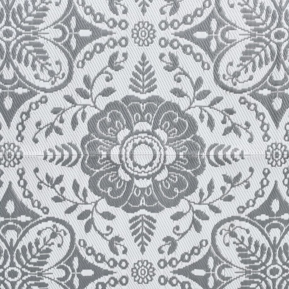 vidaXL Dywan na zewnątrz, ARAKIL jasnoszary, 120x180 cm, PP