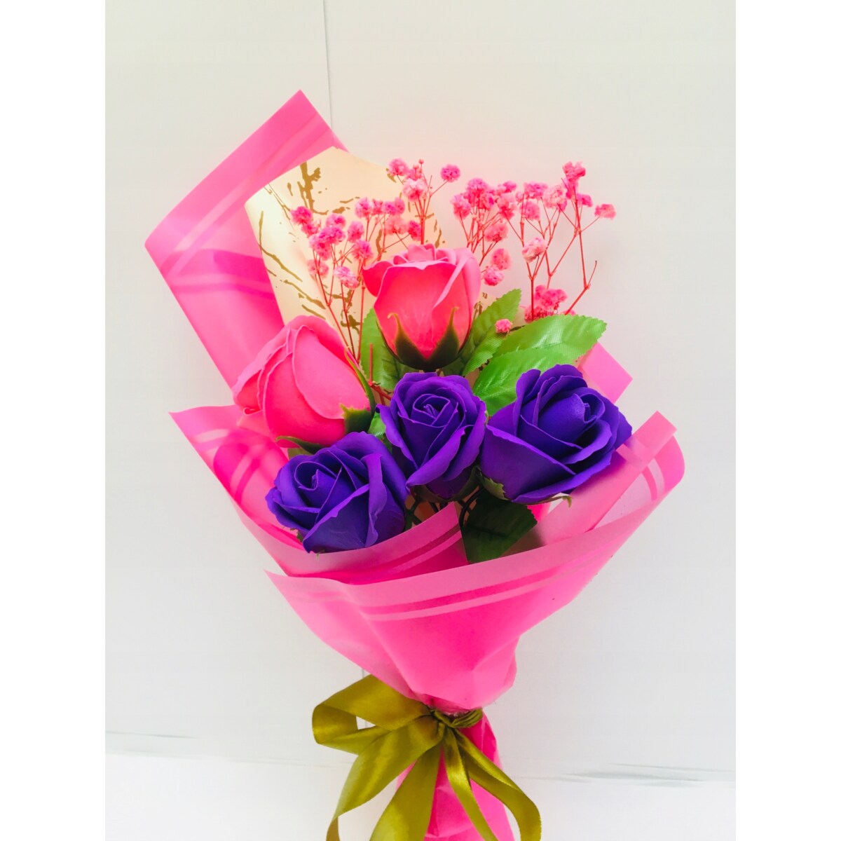 BUKIET KWIATY MYDLANE róża na koniec roku szkolnego pani urodziny upominek