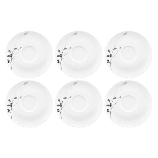 SELTMANN LIBERTY DARK ROSE HIP Zestaw 6 spodków 16.5 cm