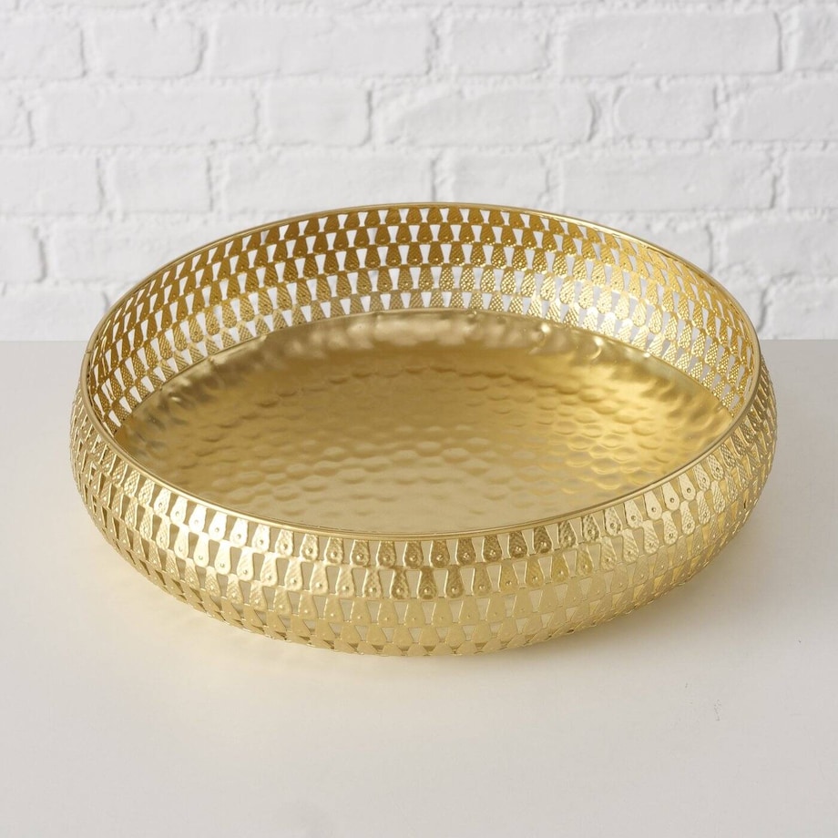 Misy dekoracyjne złote GALDO, 2 sztuki