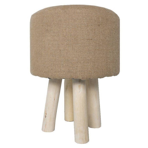 Taboret z jutowym siedziskiem Kargo, 40 cm