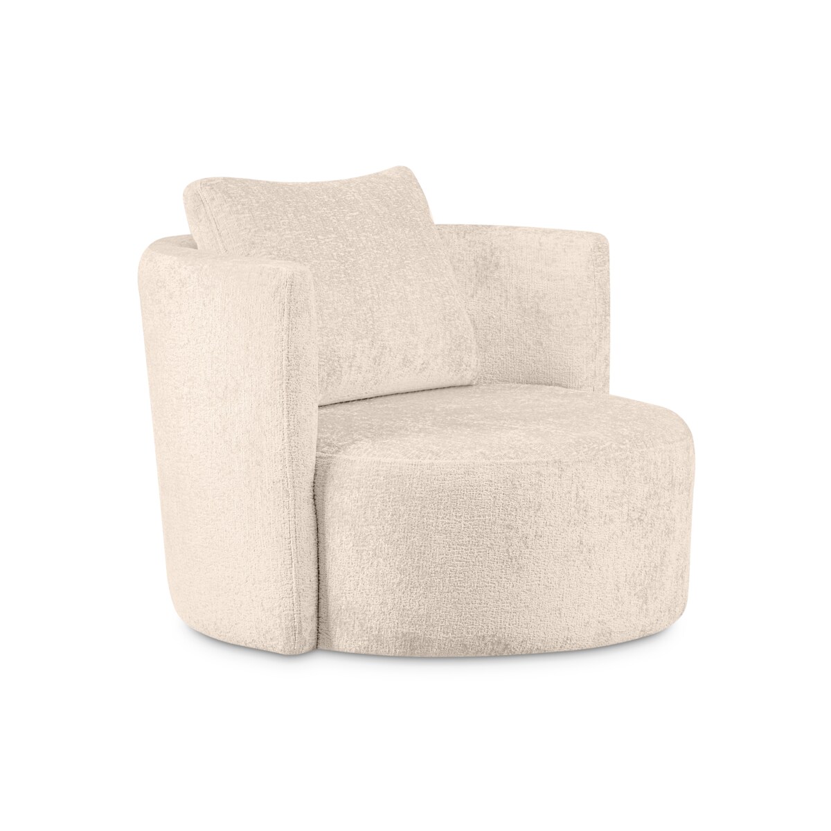 KONSIMO RAGGI Fotel obrotowy ecru