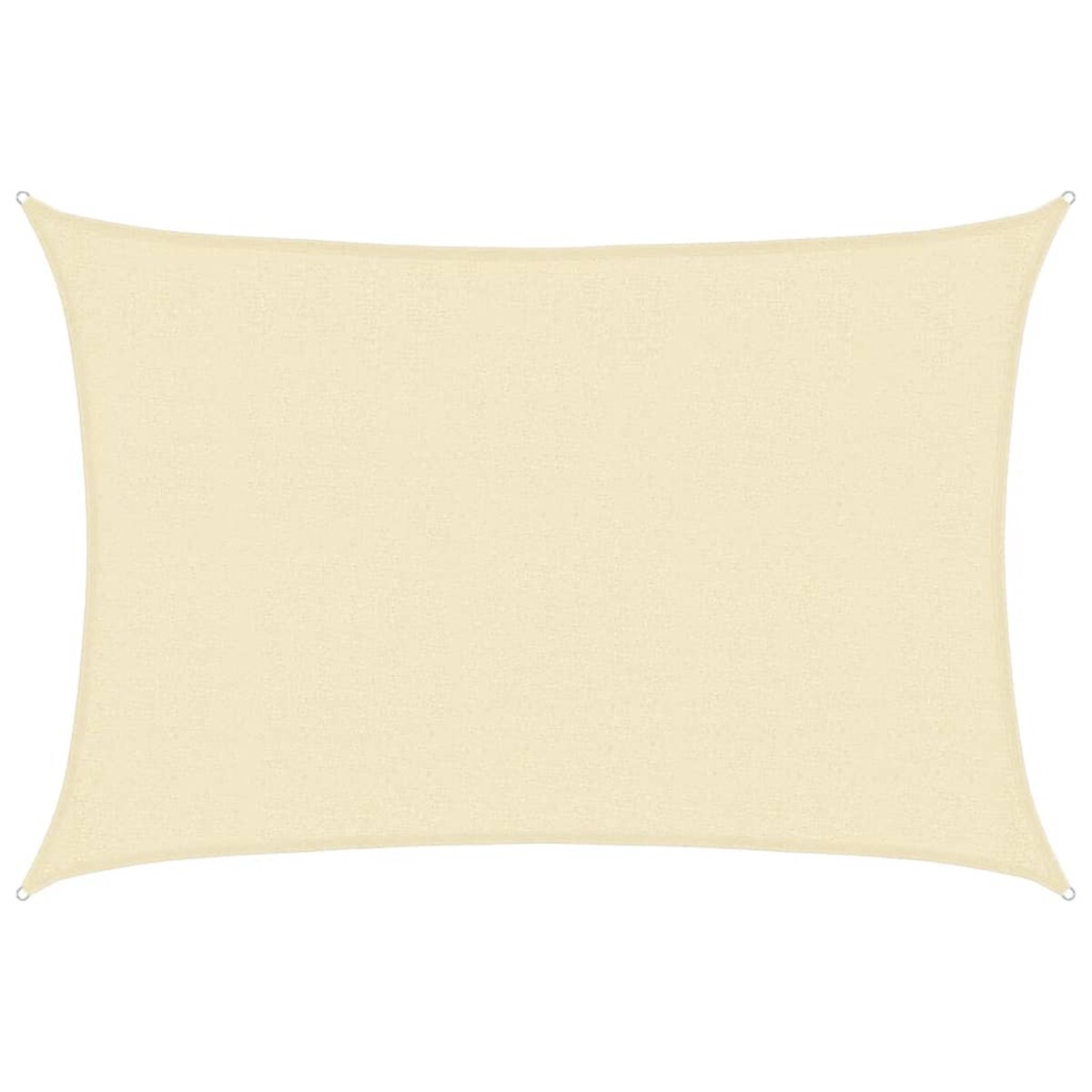 vidaXL Żagiel przeciwsłoneczny, 160 g/m², kremowy, 2,5x3,5 m, HDPE