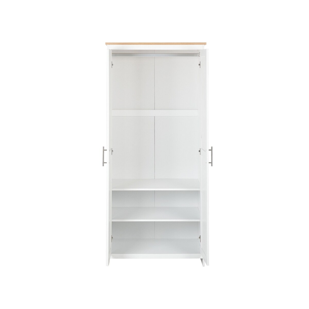 Szafa dwudrzwiowa biała SELLIN