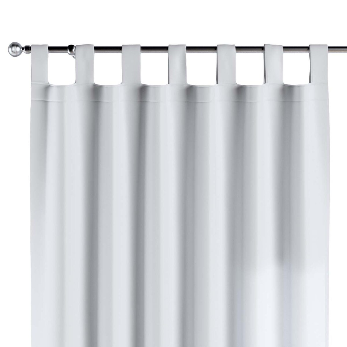 Zasłona na szelkach 1 szt. 130x245 biały z połyskiem