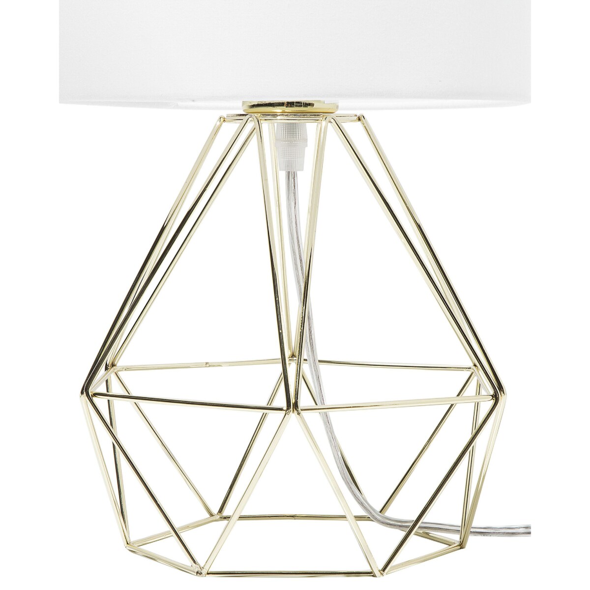 Lampka nocna metalowa złota MARONI