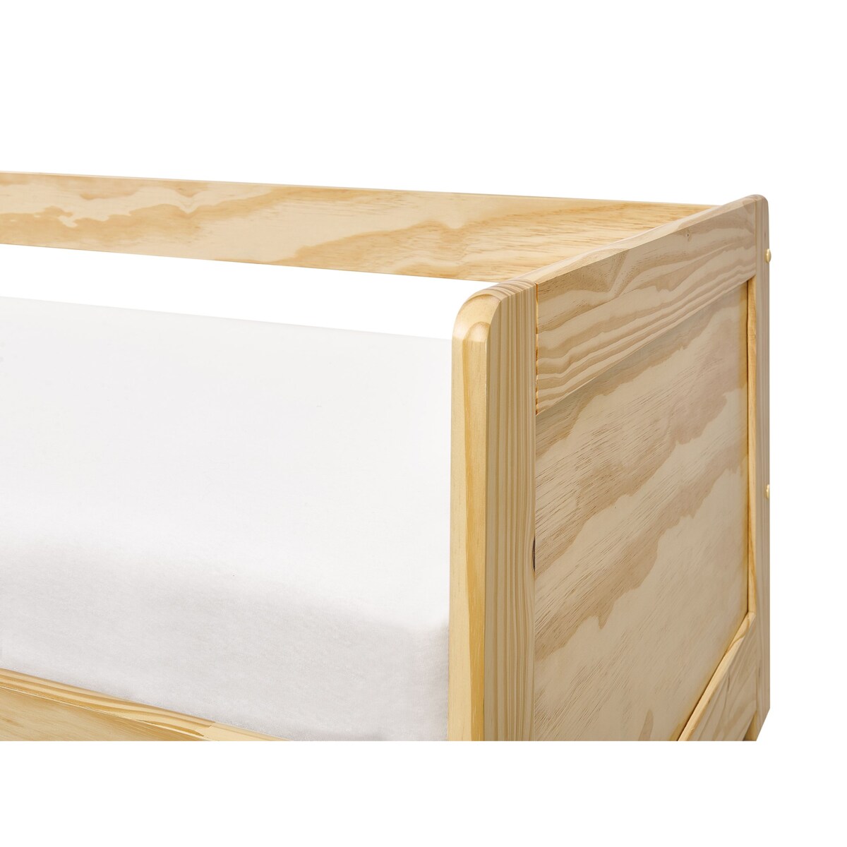 Łóżko wysuwane drewniane 90 x 200 cm jasne GRAVELINES