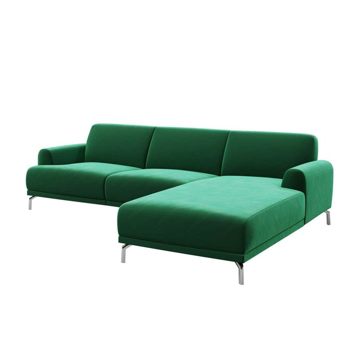 Sofa narożna Puzo - zielona