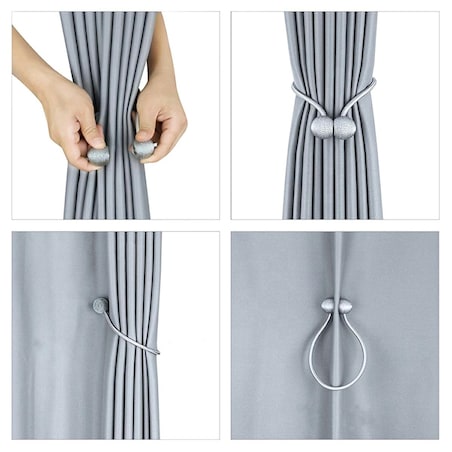 Klamra do firan zasłon złota