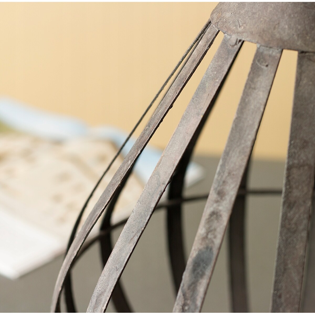 LAMPION WISZĄCY retro metalowy 33cm