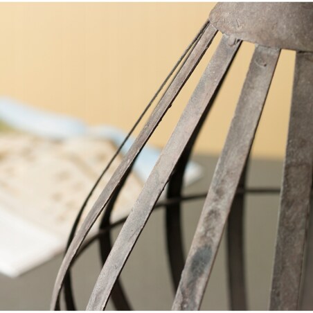 LAMPION WISZĄCY retro metalowy 33cm