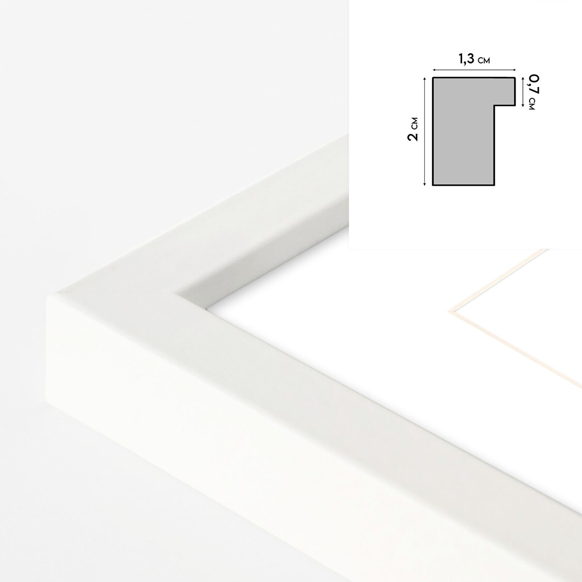 Ramka na 4 zdjęcia 10x15 cm biała foto galeria multirama 30x40 cm FRAMAI