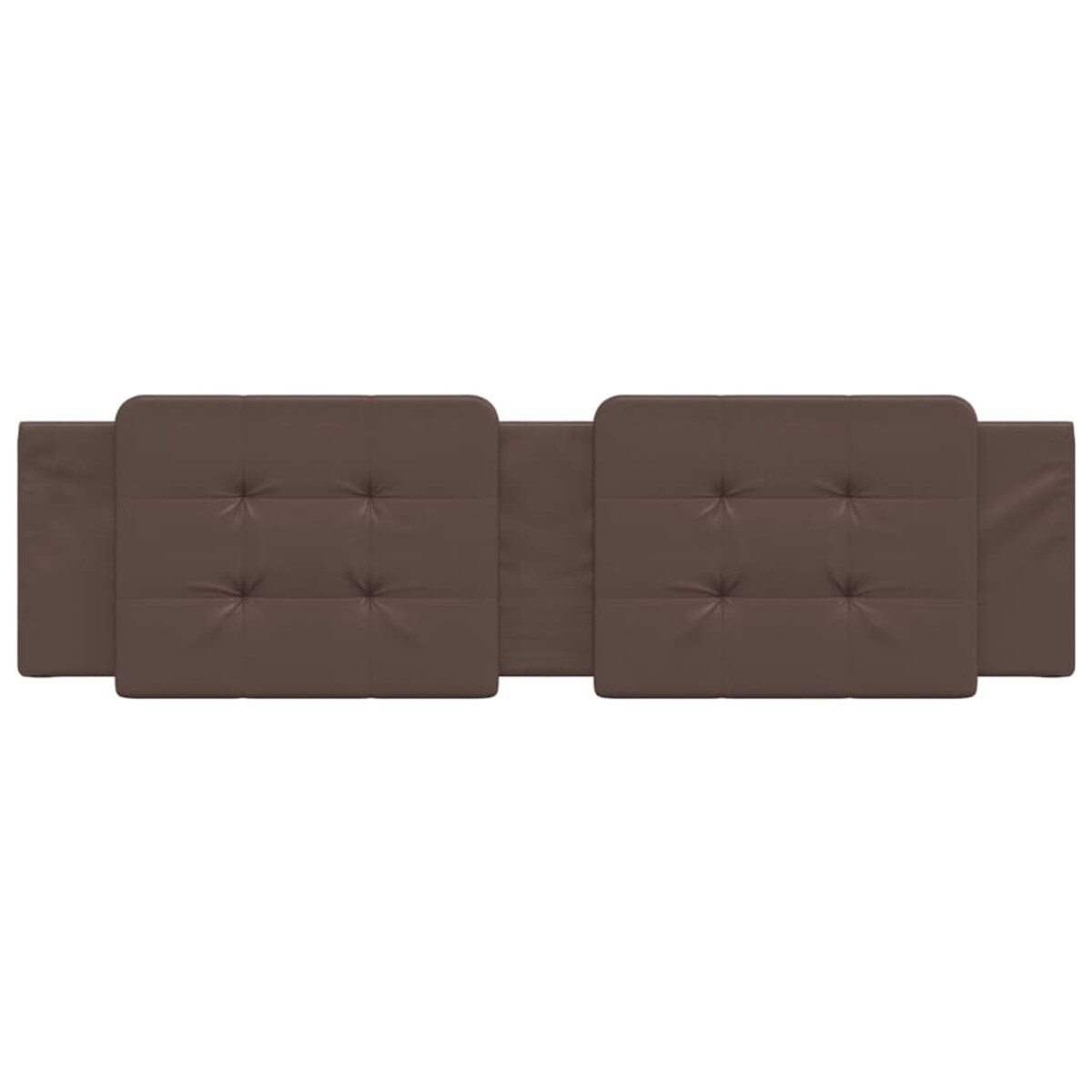 vidaXL Poduszka na wezgłowie, Zadar, brązowa, 180 cm, sztuczna skóra