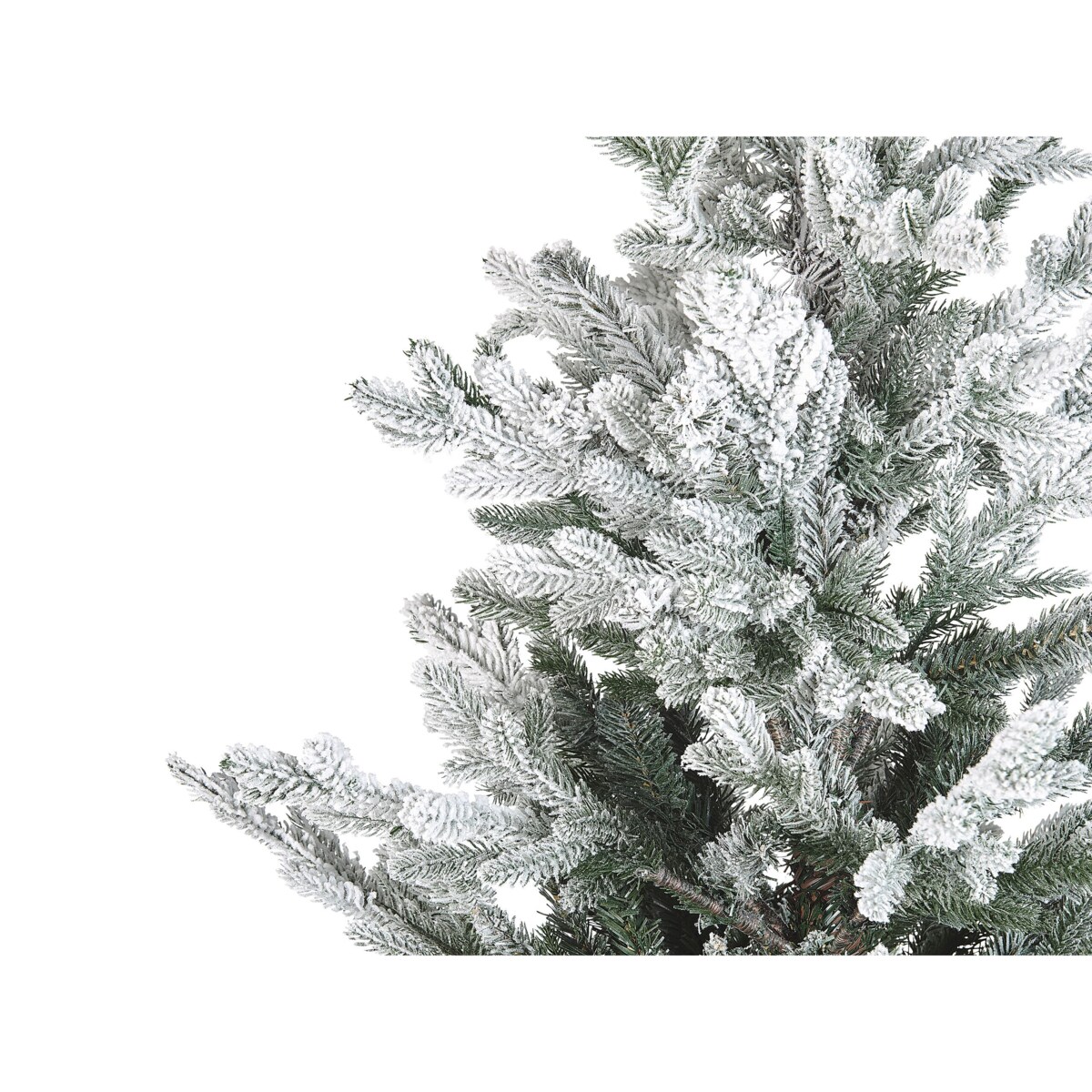 Ośnieżona sztuczna choinka 180 cm biała BRISCO
