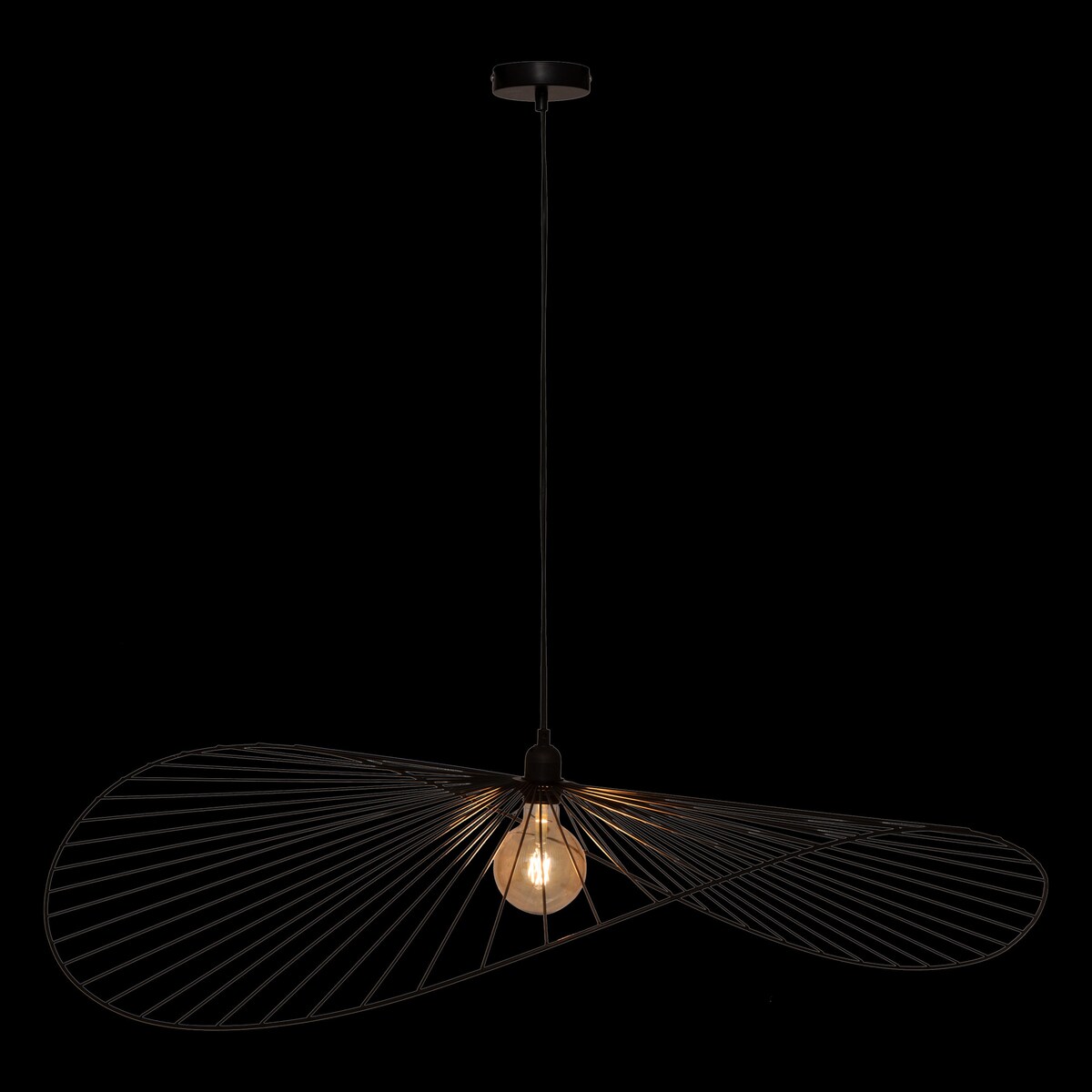 Lampa wisząca ADELIA, Ø 98 cm czarna
