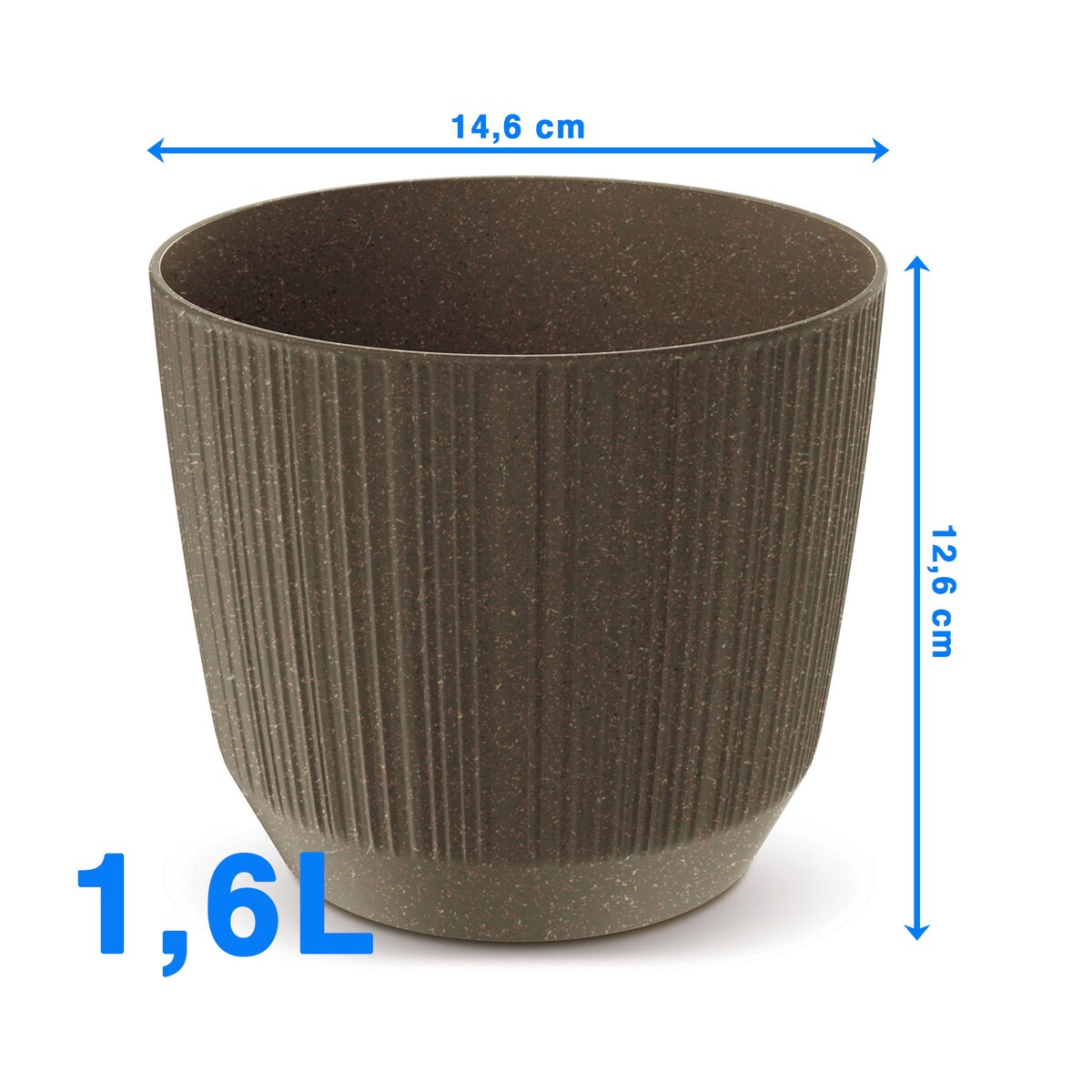 Doniczka Osłonka Domowa 14,6 Cm Ryfo Na Stół Parapet Do Domu Kawa