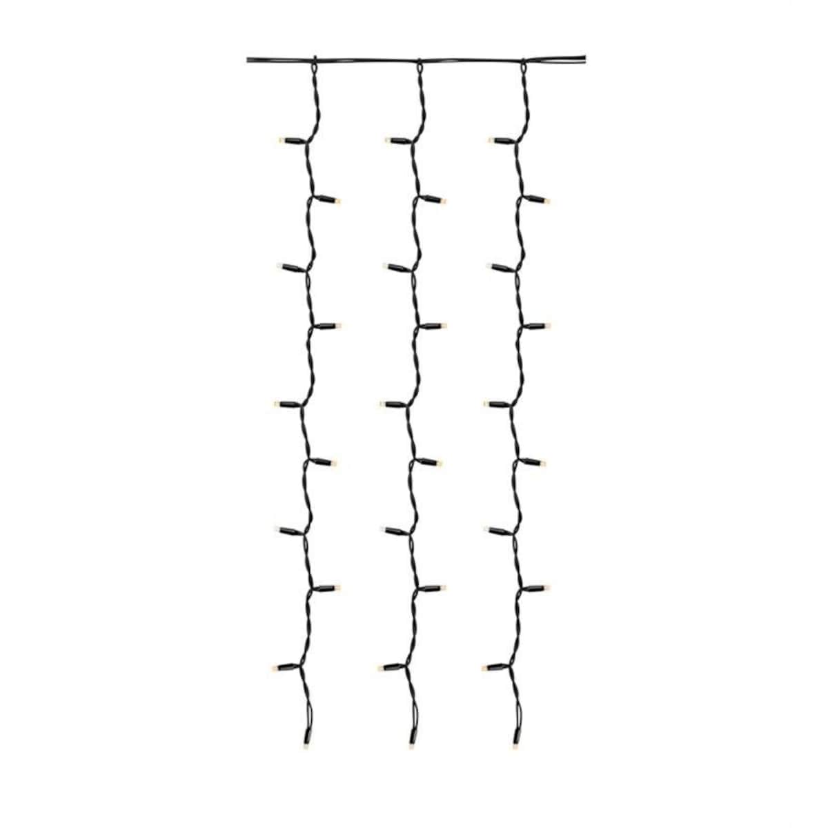 Kurtyna Świetlna Zewnętrzna LED CHRISSLINE, 100 LED, 1 × 1,5 m, Barwa Neutralna, 9,2 W, Markslöjd
