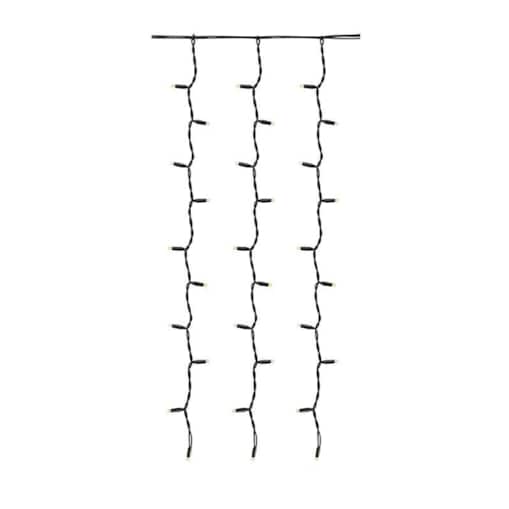 Kurtyna Świetlna Zewnętrzna LED CHRISSLINE, 100 LED, 1 × 1,5 m, Barwa Neutralna, 9,2 W, Markslöjd