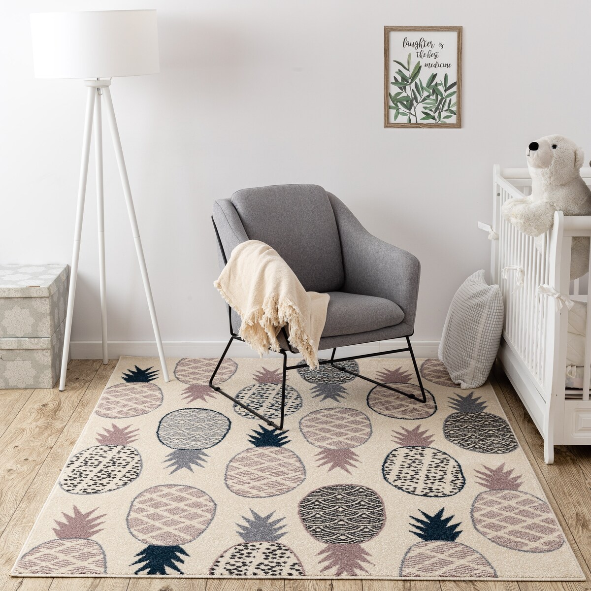 Dywan HEOS 78464 krem / róż / niebieski / 190x270 cm