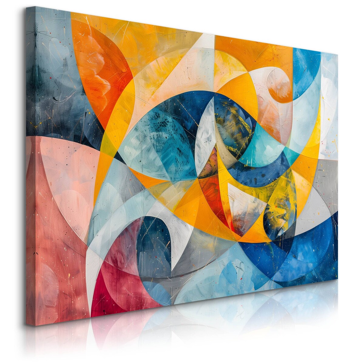 Obraz Do Sypialni Salonu Akwarele Kolorowa Abstrakcja Styl Boho 70x50cm