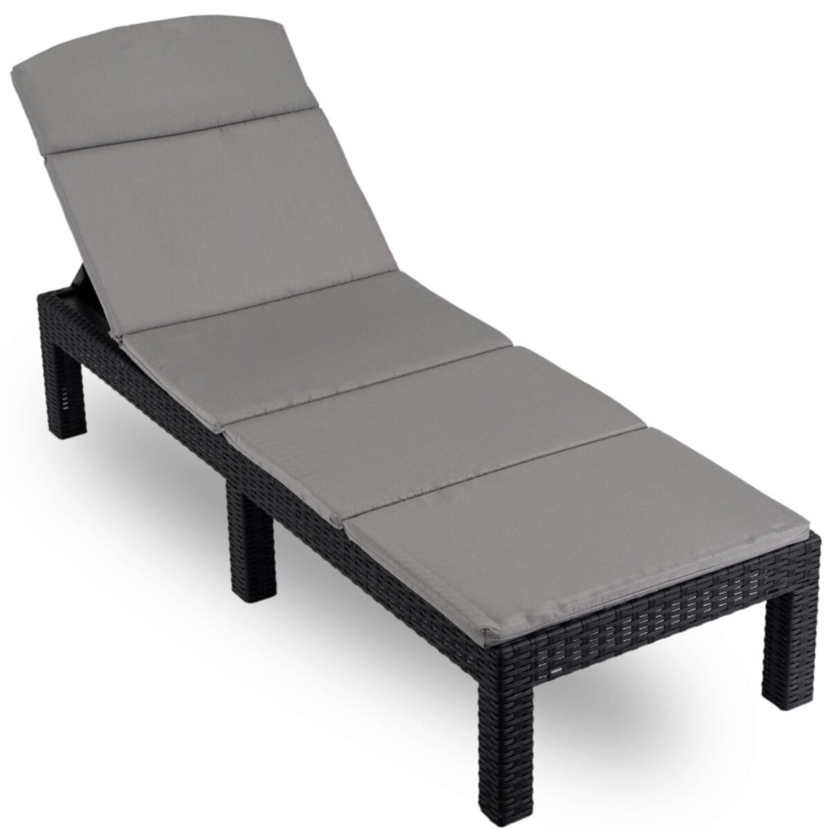 Leżak Ogrodowy Rattanowy Turystyczny Rozkładany Leżanka Łóżko LUIZJANA