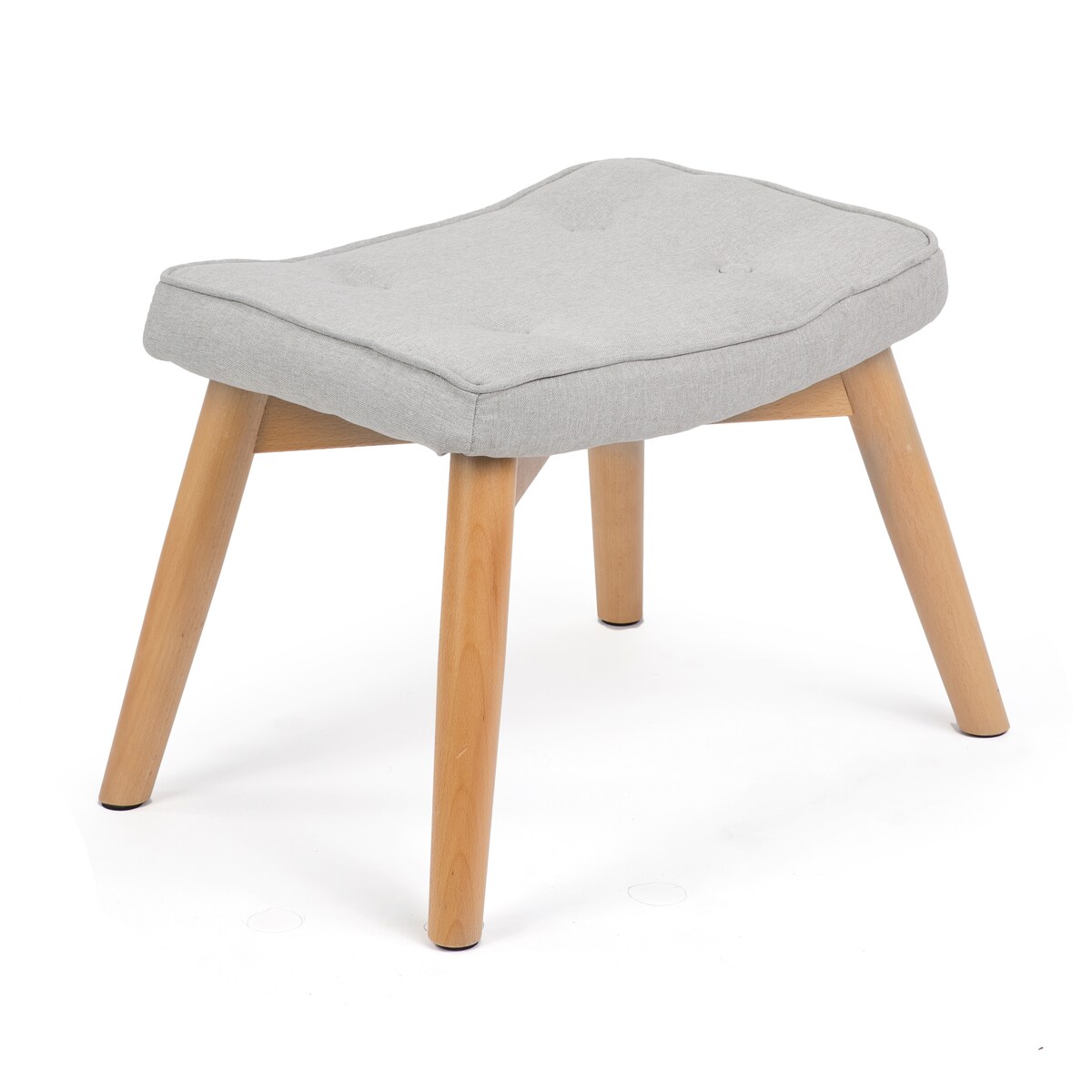 Fotel USZAK z podnóżkiem i poduszką Sofotel szary