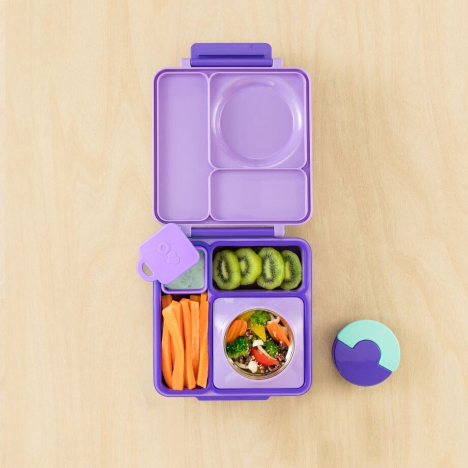 OMIE OMIEDIP 2 szczelne pojemniczki, Purple / Orange