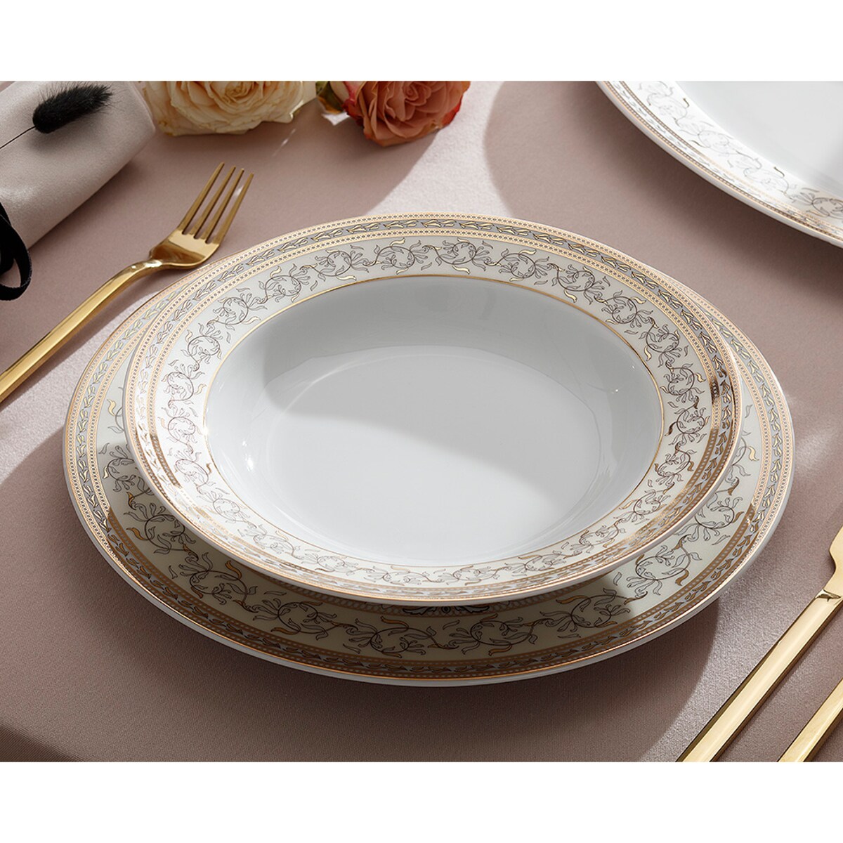 Serwis obiadowy dla 6 osób 25 el. Margaret Arabella G670