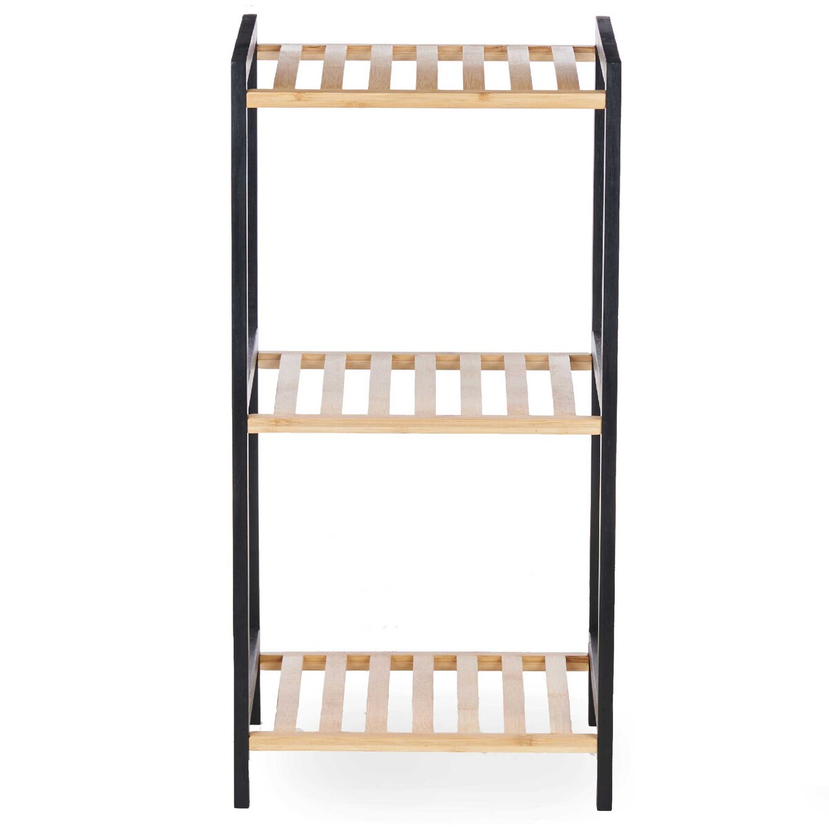 Wąski regał bambusowy SQUARE, 35 x 30 x 70 cm