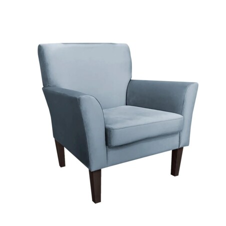 Fotel PIRO BL VELVET szary