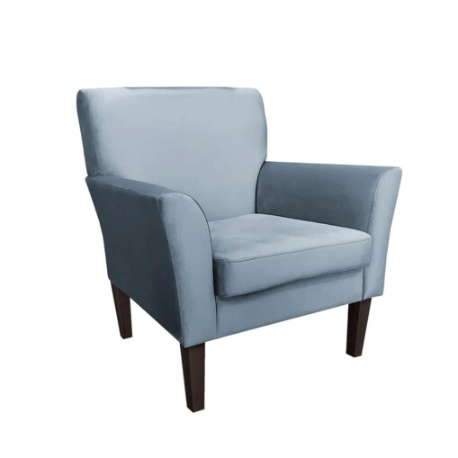 Fotel PIRO BL VELVET szary