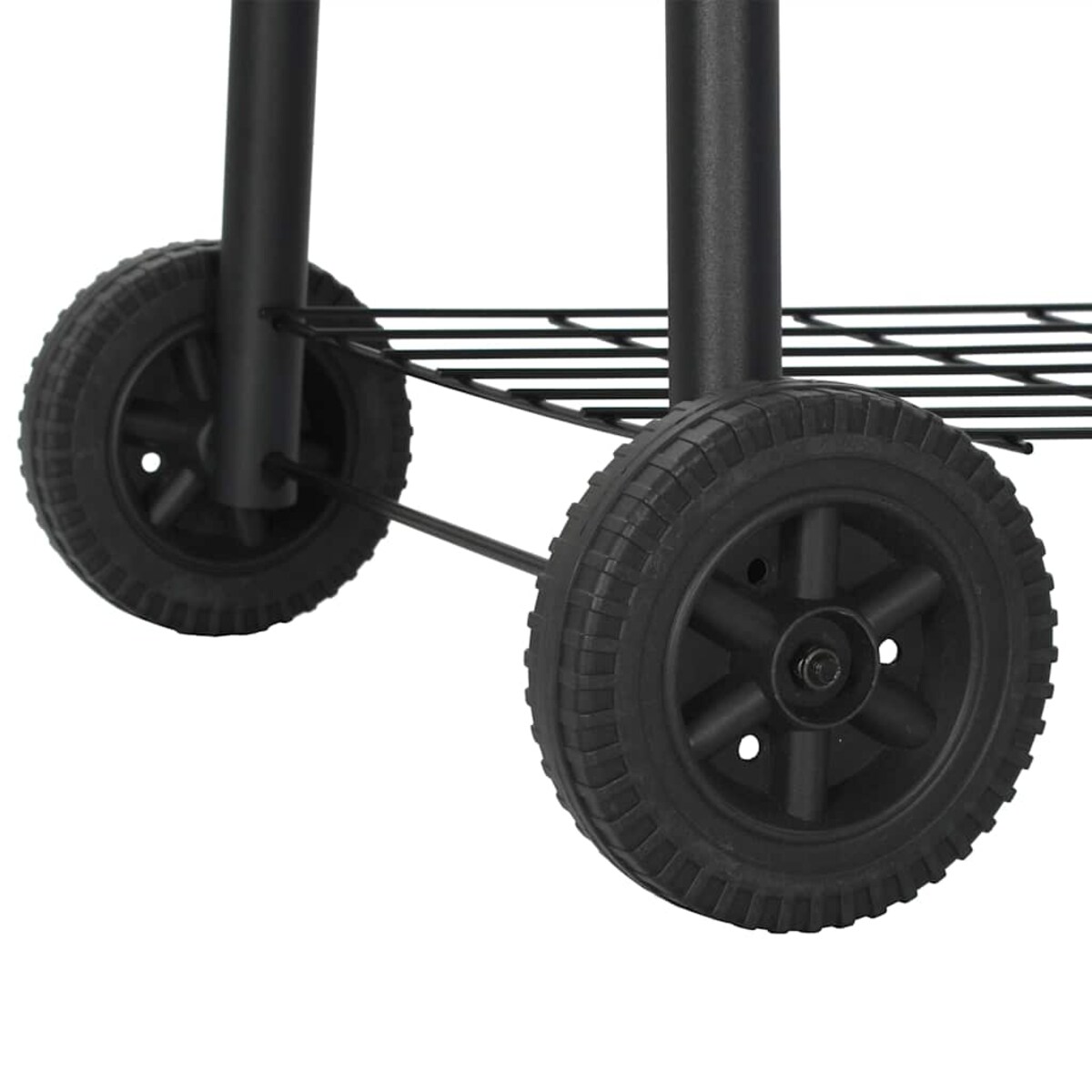 vidaXL Klasyczny grill z wędzarnią na węgiel drzewny