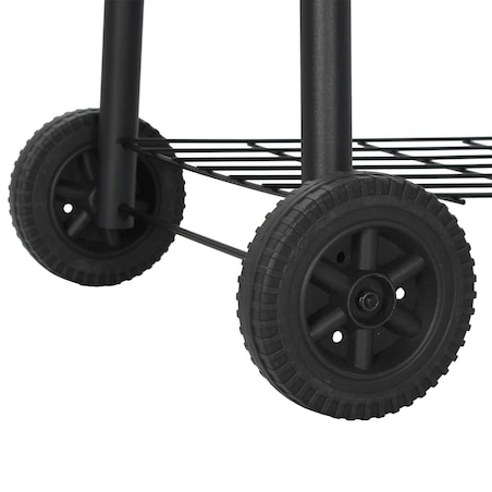 vidaXL Klasyczny grill z wędzarnią na węgiel drzewny