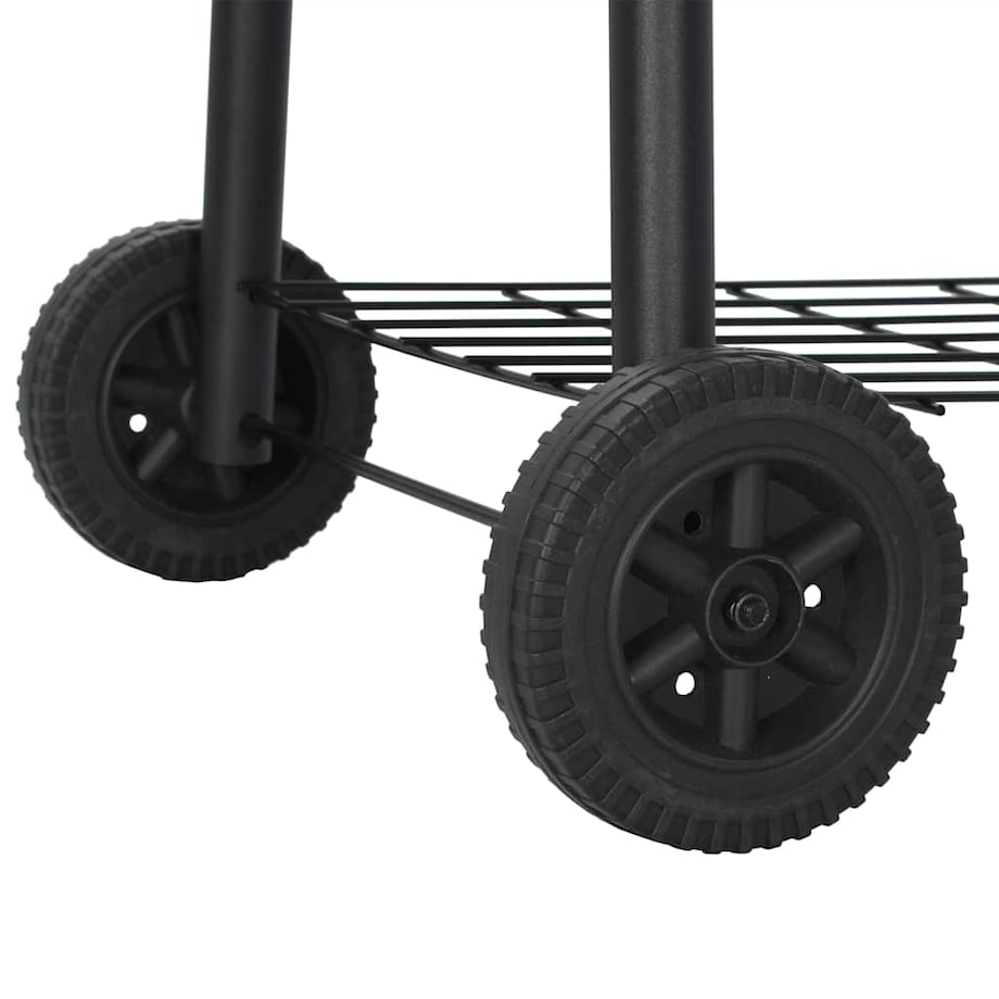 vidaXL Klasyczny grill z wędzarnią na węgiel drzewny