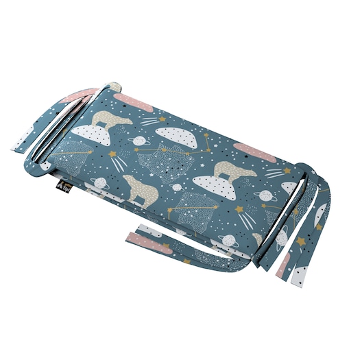 Ochraniacz do łóżeczka, niebieski, 180x30cm, Magic Collection