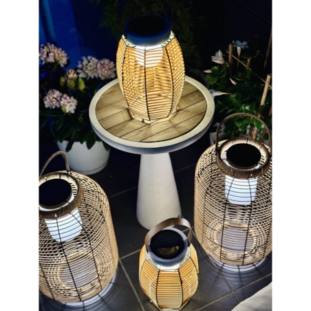 Lampa solarna LED 30 cm stojąca do ogrodu